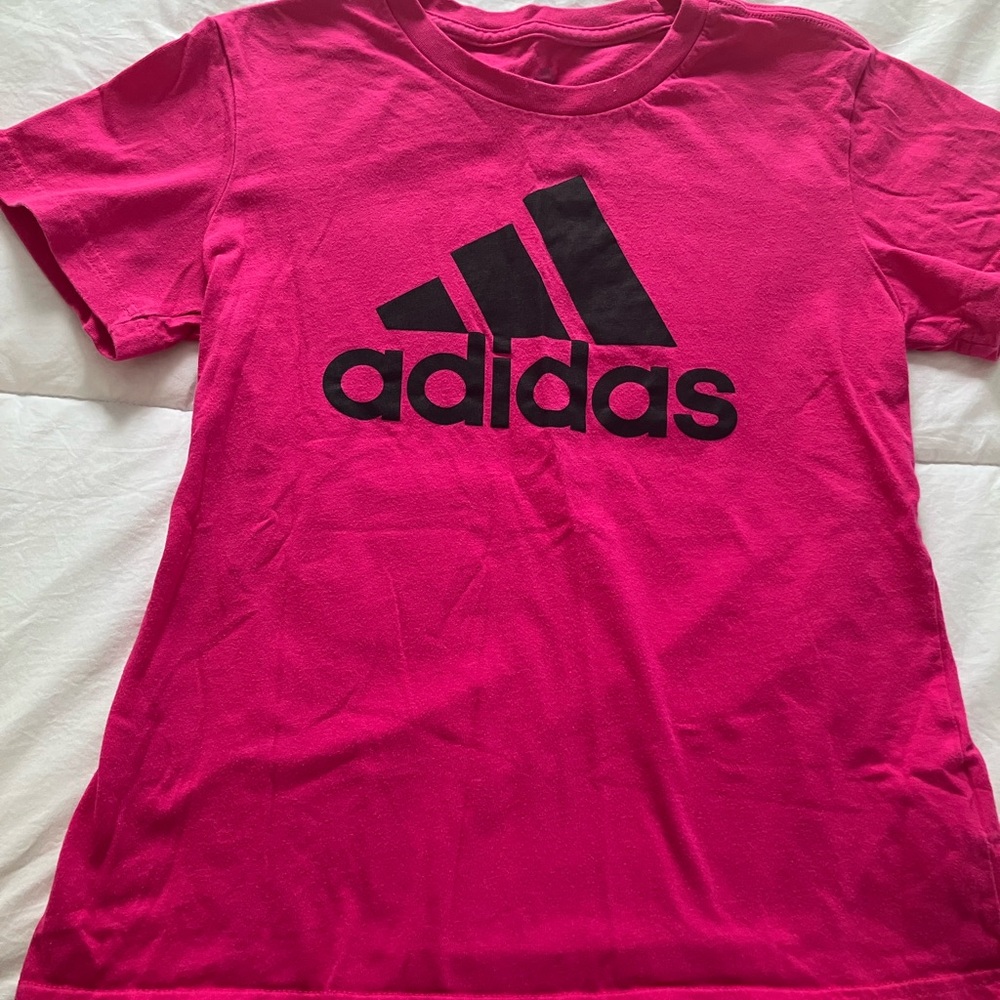 adidas Pink Short Sleeve Tee